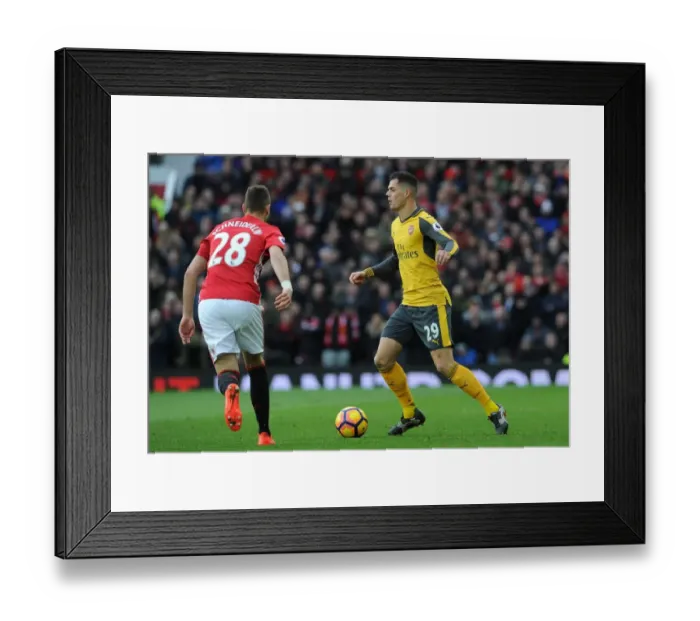 Framed Print : Xhaka vs. Schneiderlin: Battle at Old Trafford - Manchester United vs. Arsenal, Premier League 2016-17 Framed Print : Xhaka vs. Schneiderlin: Battle at Old Trafford - Manchester United vs. Arsenal, Premier League 2016-17
