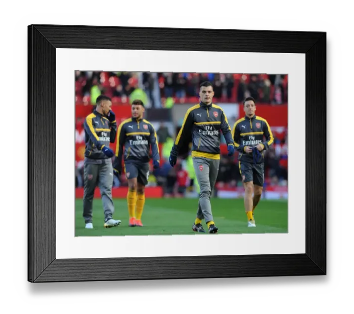 Framed Print : Granit Xhaka: Arsenal Star's Determined Look Ahead of Manchester United Clash (Premier League 2016-17) Framed Print : Granit Xhaka: Arsenal Star's Determined Look Ahead of Manchester United Clash (Premier League 2016-17)