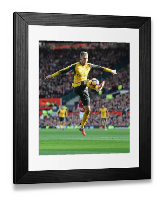 Framed Print : Ramsey at Old Trafford: Arsenal vs Manchester United, Premier League 2016-17