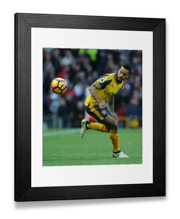 Framed Print : Theo Walcott Faces Manchester United: Arsenal vs. Manchester United, Premier League 2016-17 Framed Print : Theo Walcott Faces Manchester United: Arsenal vs. Manchester United, Premier League 2016-17