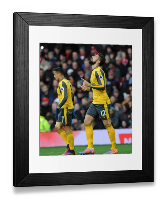 Framed Print : Giroud's Stunner: Arsenal's Victory Over Manchester United, Premier League 2016-17 Framed Print : Giroud's Stunner: Arsenal's Victory Over Manchester United, Premier League 2016-17
