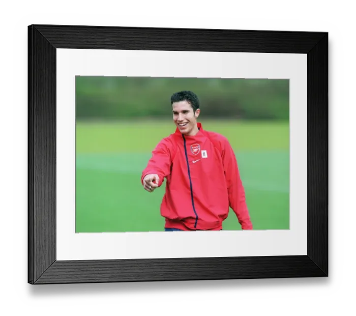 Framed Print : Robin van Persie (Arsenal). Arsenal Training Session Framed Print : Robin van Persie (Arsenal). Arsenal Training Session