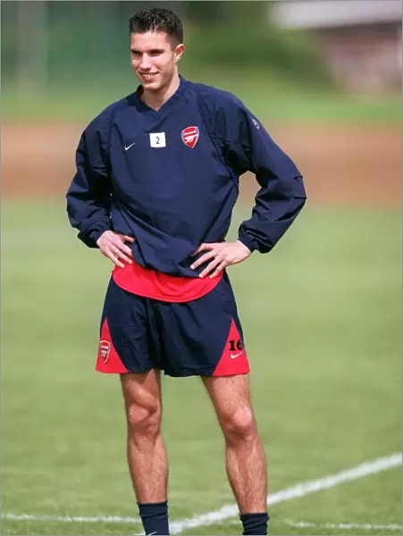 Arsenal Football Club: Robin van Persie in Training, 2004