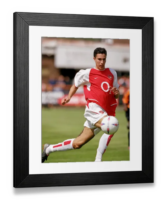 Framed Print : Van Persie's Return: Arsenal vs Barnet, 2004 - Pre-Season Debut Framed Print : Van Persie's Return: Arsenal vs Barnet, 2004 - Pre-Season Debut