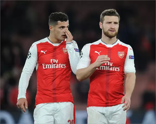 Arsenal FC: Xhaka and Mustafi's Emotional Reaction After Loss to Paris Saint-Germain (2016-17 Champions League)