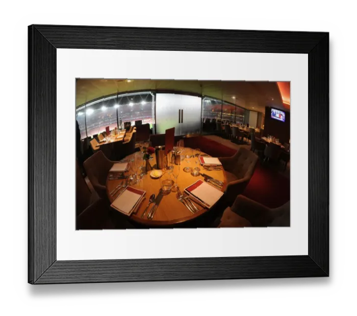 Framed Print : Arsenal vs Paris Saint-Germain: Directors Perspective - UEFA Champions League, Emirates Stadium Framed Print : Arsenal vs Paris Saint-Germain: Directors Perspective - UEFA Champions League, Emirates Stadium