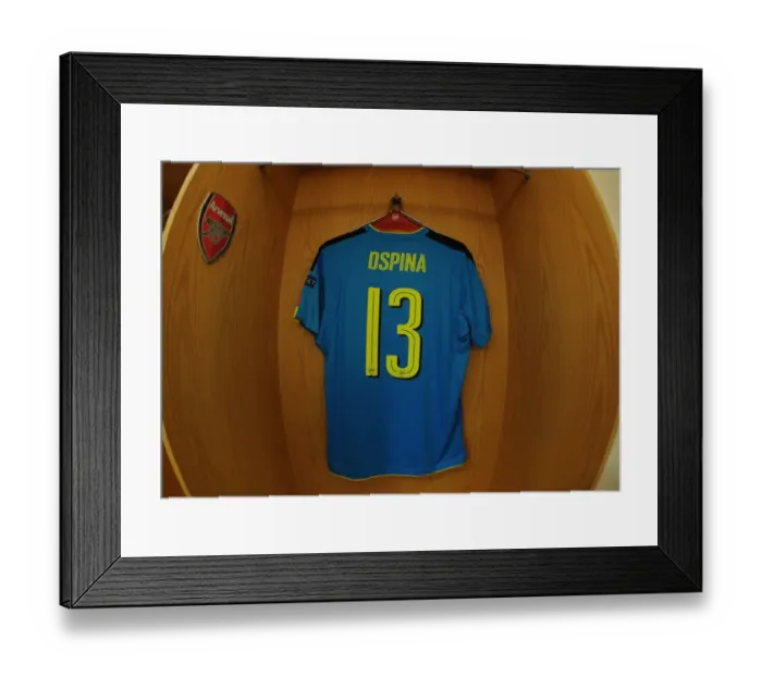 Framed Print : Arsenal FC vs Paris Saint-Germain: David Ospina's Emirates Preparation (UEFA Champions League 2016-17) Framed Print : Arsenal FC vs Paris Saint-Germain: David Ospina's Emirates Preparation (UEFA Champions League 2016-17)