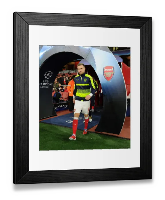 Framed Print : Arsenal's Aaron Ramsey Gears Up for Paris Saint-Germain Showdown in 2016-17 Champions League Framed Print : Arsenal's Aaron Ramsey Gears Up for Paris Saint-Germain Showdown in 2016-17 Champions League
