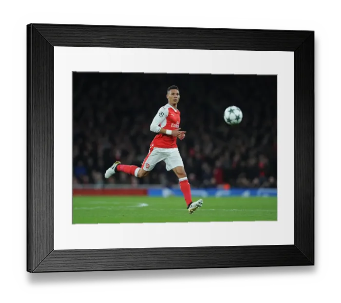 Framed Print : Arsenal's Kieran Gibbs Faces Off Against Paris Saint-Germain in the 2016-17 UEFA Champions League at Emirates Stadium Framed Print : Arsenal's Kieran Gibbs Faces Off Against Paris Saint-Germain in the 2016-17 UEFA Champions League at Emirates Stadium