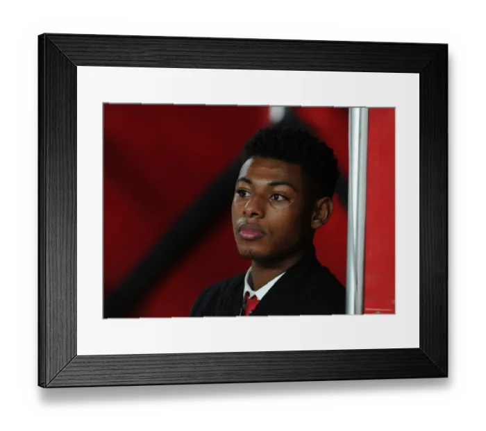 Framed Print : Arsenal's Reine-Adelaide Prepares for Paris Saint-Germain UCL Clash