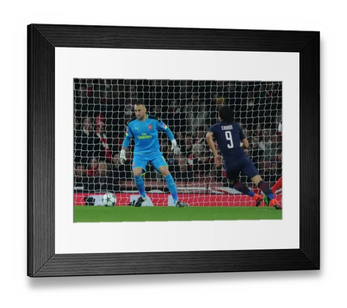 Framed Print : Arsenal vs Paris Saint-Germain: David Ospina's Heroic Performance in the Champions League Clash at Emirates Stadium, 2016-17 Framed Print : Arsenal vs Paris Saint-Germain: David Ospina's Heroic Performance in the Champions League Clash at Emirates Stadium, 2016-17
