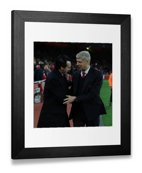 Framed Print : Arsene Wenger vs. Unai Emery: A Champions League Showdown - Arsenal FC vs. Paris Saint-Germain (2016-17) Framed Print : Arsene Wenger vs. Unai Emery: A Champions League Showdown - Arsenal FC vs. Paris Saint-Germain (2016-17)