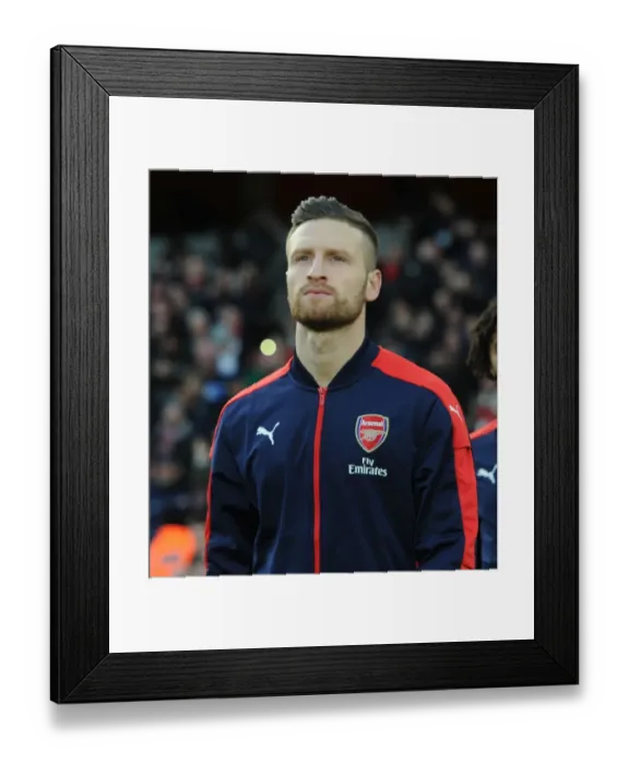 Framed Print : Arsenal's Mustafi in Action against AFC Bournemouth, Premier League 2016 / 17