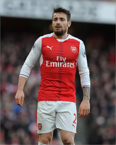 Arsenal's Debuchy in Action: Arsenal vs. AFC Bournemouth, Premier League 2016 / 17