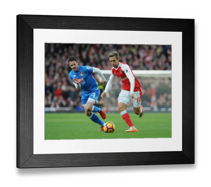 Framed Print : Monreal vs. Smith: Arsenal vs. AFC Bournemouth, Premier League Showdown Framed Print : Monreal vs. Smith: Arsenal vs. AFC Bournemouth, Premier League Showdown