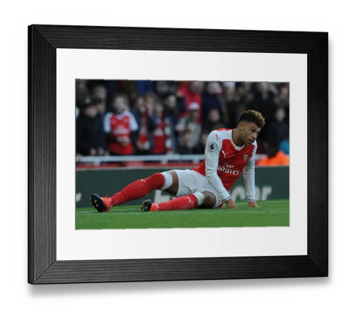 Framed Print : Alex Oxlade-Chamberlain (Arsenal). Arsenal 3: 1 Bournemouth Framed Print : Alex Oxlade-Chamberlain (Arsenal). Arsenal 3: 1 Bournemouth