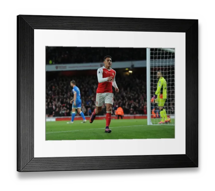 Framed Print : Alexis Sanchez's Double: Arsenal Cruise Past AFC Bournemouth in Premier League Framed Print : Alexis Sanchez's Double: Arsenal Cruise Past AFC Bournemouth in Premier League