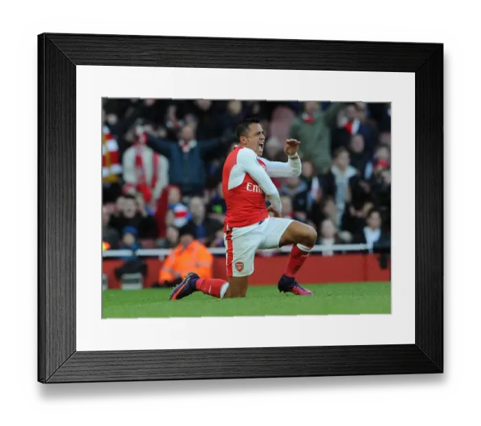 Framed Print : Alexis Sanchez in Action: Arsenal vs AFC Bournemouth, Premier League 2016 / 17 Framed Print : Alexis Sanchez in Action: Arsenal vs AFC Bournemouth, Premier League 2016 / 17