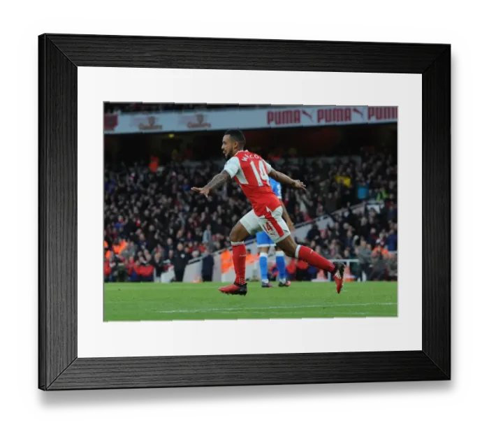 Framed Print : Theo Walcott's Brace: Arsenal's Victory over AFC Bournemouth (2016 / 17)