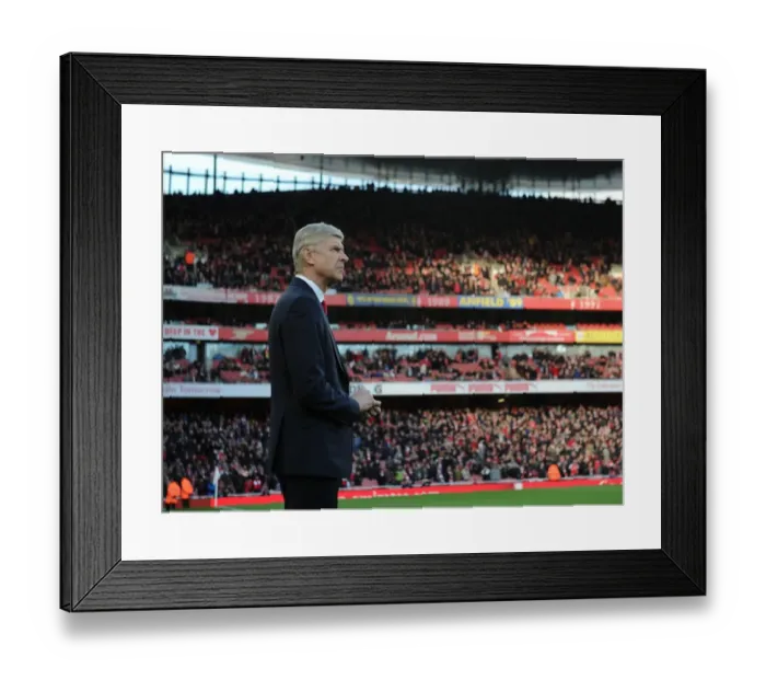 Framed Print : Arsene Wenger: Arsenal Manager Before Arsenal v AFC Bournemouth, Premier League 2016 / 17 Framed Print : Arsene Wenger: Arsenal Manager Before Arsenal v AFC Bournemouth, Premier League 2016 / 17