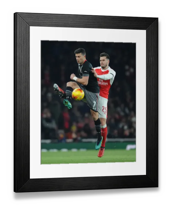 Framed Print : Arsenal vs Southampton: EFL Cup Quarter-Final Battle at Emirates Stadium