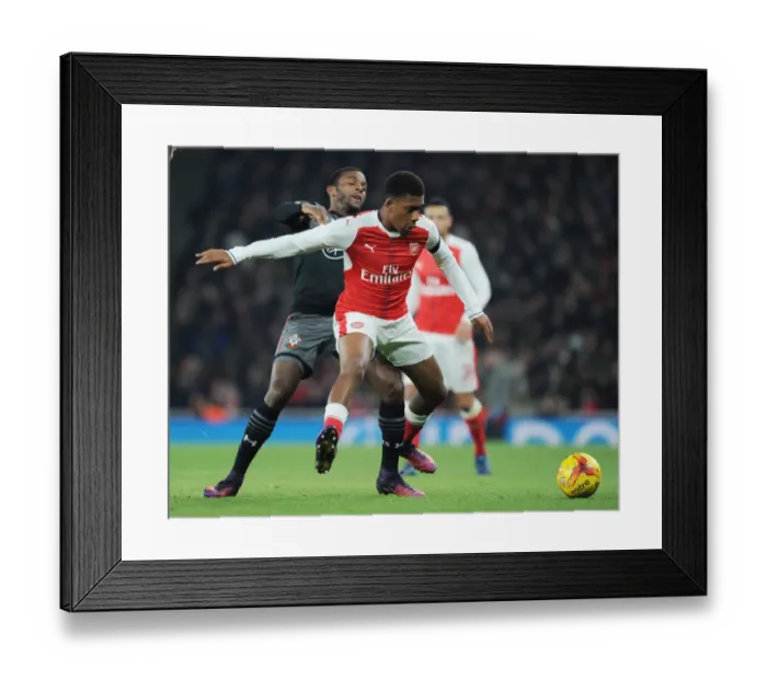 Framed Print : Arsenal vs Southampton: EFL Cup Battle at Emirates Stadium