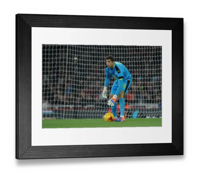 Framed Print : Emiliano Martinez: Arsenal's EFL Cup Hero vs. Southampton (November 2016)