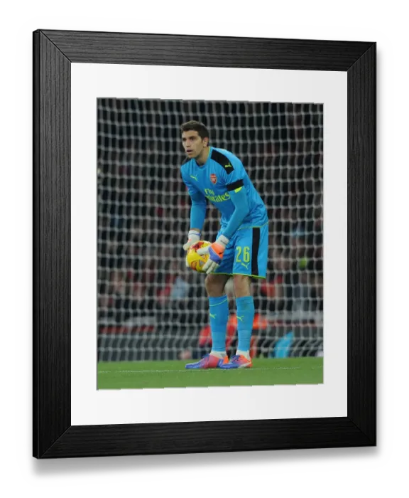 Framed Print : Emiliano Martinez: Arsenal's EFL Cup Hero vs Southampton (November 2016)