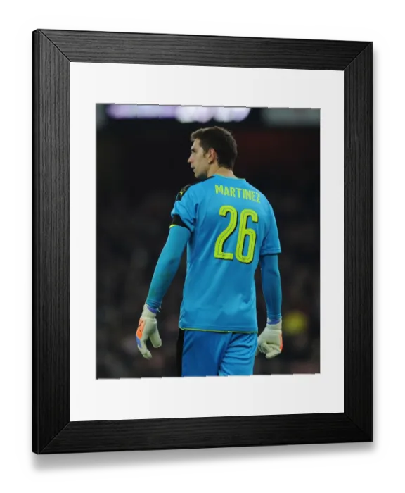 Framed Print : Emiliano Martinez: Arsenal's EFL Cup Hero vs Southampton (2016-17)