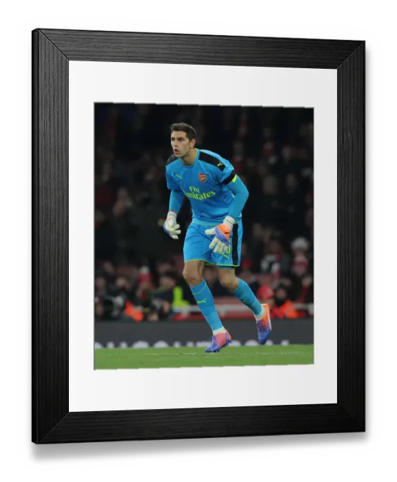 Framed Print : Emiliano Martinez: Arsenal's Hero in EFL Cup Quarter-Final Clash Against Southampton (2016-17)