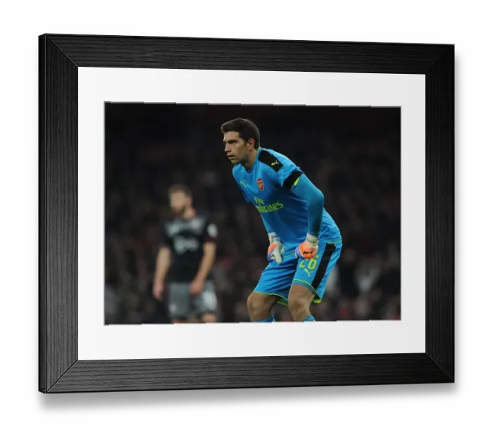 Framed Print : Emiliano Martinez: Arsenal's EFL Cup Hero against Southampton (November 2016)