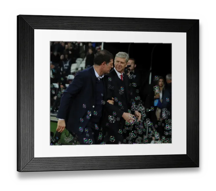 Framed Print : Arsene Wenger vs. Slaven Bilic: Premier League Showdown - West Ham United vs. Arsenal (2016-17) Framed Print : Arsene Wenger vs. Slaven Bilic: Premier League Showdown - West Ham United vs. Arsenal (2016-17)