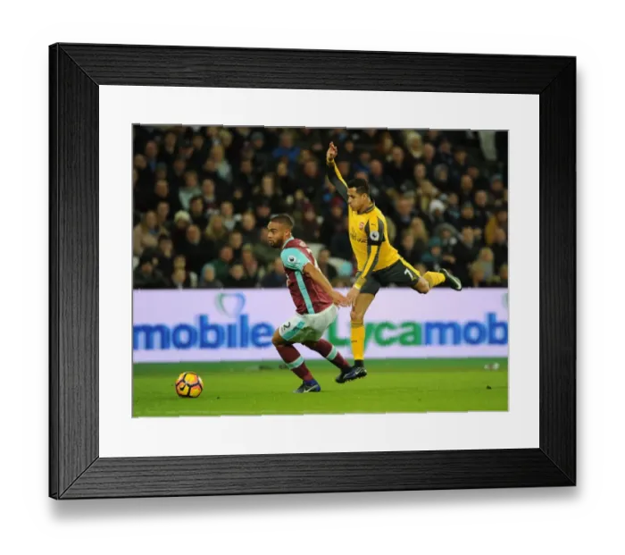 Framed Print : Clash at the London Stadium: West Ham United vs. Arsenal, Premier League, December 2016 Framed Print : Clash at the London Stadium: West Ham United vs. Arsenal, Premier League, December 2016