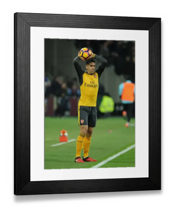 Framed Print : Gabriel of Arsenal in Action against West Ham United - Premier League 2016-17 Framed Print : Gabriel of Arsenal in Action against West Ham United - Premier League 2016-17