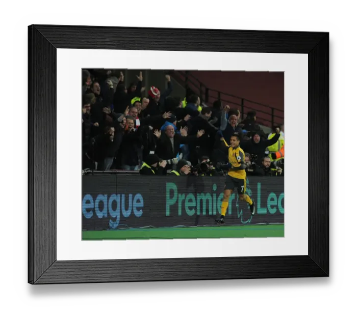 Framed Print : Alexis Sanchez's Brace: Arsenal's Victory over West Ham United, 2016-17 Premier League Framed Print : Alexis Sanchez's Brace: Arsenal's Victory over West Ham United, 2016-17 Premier League