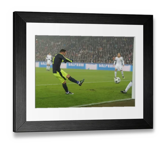 Framed Print : Lucas Perez Scores First Arsenal Goal in FC Basel Showdown, UEFA Champions League 2016-17 Framed Print : Lucas Perez Scores First Arsenal Goal in FC Basel Showdown, UEFA Champions League 2016-17