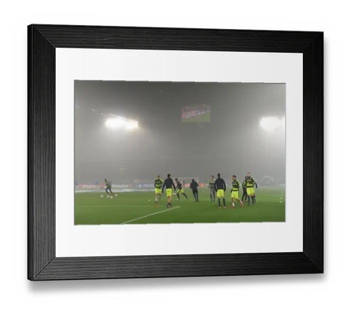 Framed Print : Arsenal FC vs FC Basel: UEFA Champions League Showdown in Basel (December 2016)