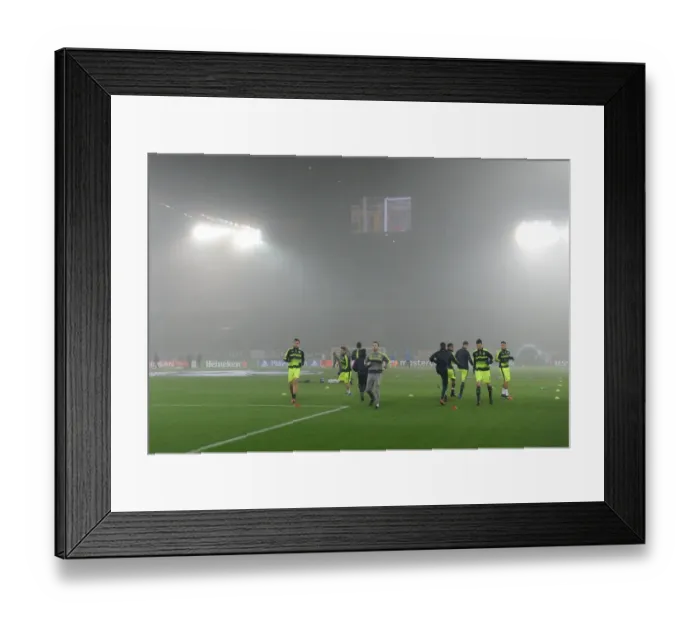 Framed Print : Arsenal FC vs. FC Basel: UEFA Champions League Clash in Basel (December 2016) Framed Print : Arsenal FC vs. FC Basel: UEFA Champions League Clash in Basel (December 2016)