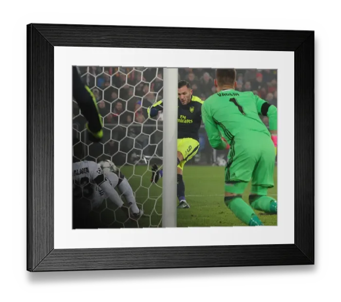 Framed Print : Lucas Perez Scores First Goal for Arsenal against FC Basel in 2016-17 UEFA Champions League Framed Print : Lucas Perez Scores First Goal for Arsenal against FC Basel in 2016-17 UEFA Champions League