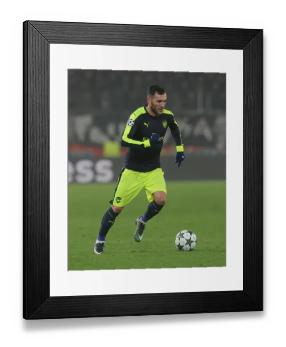 Framed Print : Arsenal's Lucas Perez in Action against FC Basel in 2016-17 UEFA Champions League Framed Print : Arsenal's Lucas Perez in Action against FC Basel in 2016-17 UEFA Champions League