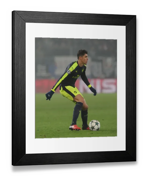 Framed Print : Arsenal's Gabriel Faces Off Against FC Basel in 2016-17 UEFA Champions League Framed Print : Arsenal's Gabriel Faces Off Against FC Basel in 2016-17 UEFA Champions League