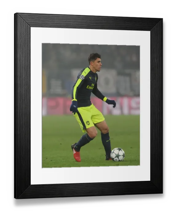 Framed Print : Gabriel's Showdown: Arsenal vs. FC Basel, 2016-17 UEFA Champions League Framed Print : Gabriel's Showdown: Arsenal vs. FC Basel, 2016-17 UEFA Champions League