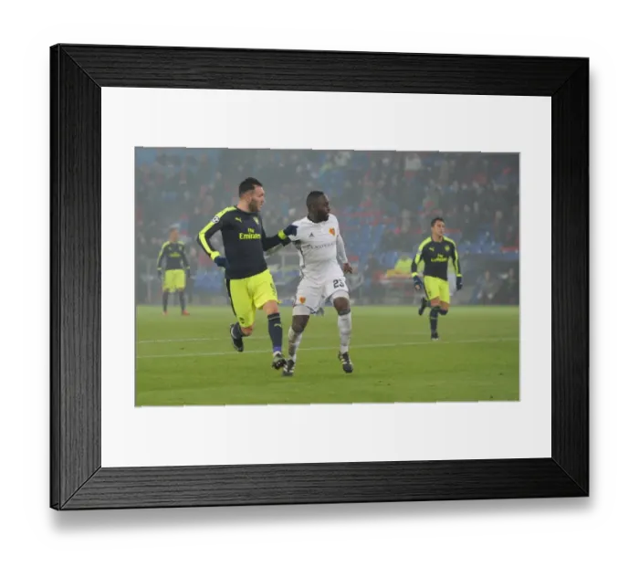 Framed Print : Lucas Perez Scores Arsenal's Third Goal Against FC Basel in 2016-17 UEFA Champions League Framed Print : Lucas Perez Scores Arsenal's Third Goal Against FC Basel in 2016-17 UEFA Champions League