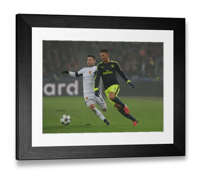 Framed Print : Arsenal's Kieran Gibbs Faces Off Against Renato Steffen in FC Basel Showdown, UEFA Champions League 2016-17 Framed Print : Arsenal's Kieran Gibbs Faces Off Against Renato Steffen in FC Basel Showdown, UEFA Champions League 2016-17