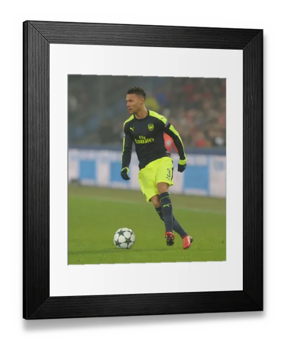 Framed Print : Arsenal's Kieran Gibbs in Action at FC Basel during the 2016-17 UEFA Champions League Framed Print : Arsenal's Kieran Gibbs in Action at FC Basel during the 2016-17 UEFA Champions League