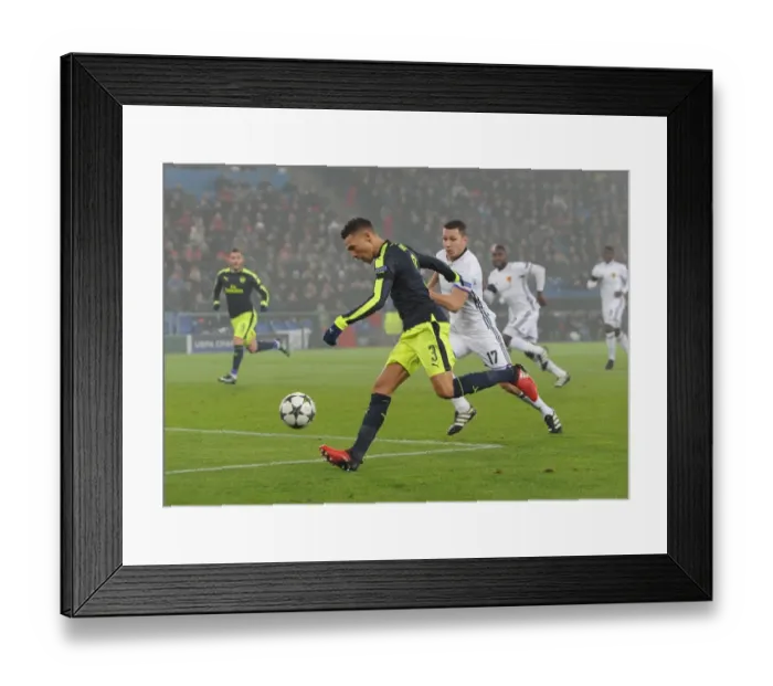 Framed Print : Arsenal's Kieran Gibbs Scores First Goal Against FC Basel in 2016-17 UEFA Champions League Framed Print : Arsenal's Kieran Gibbs Scores First Goal Against FC Basel in 2016-17 UEFA Champions League