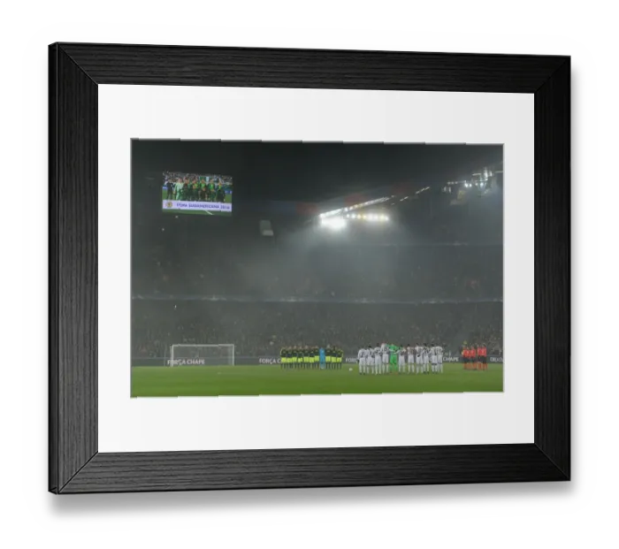 Framed Print : Arsenal and Basel Honor Brazilian Football Team at UEFA Champions League Match, 2016 Framed Print : Arsenal and Basel Honor Brazilian Football Team at UEFA Champions League Match, 2016