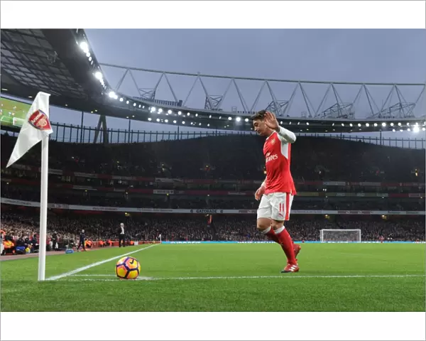 Mesut Ozil: Arsenal vs Stoke City (Premier League 2016-17) - In Action
