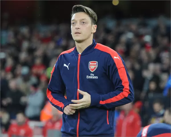 Mesut Ozil: Arsenal's Star Player Prepares for Arsenal v Stoke City (2016-17)