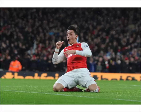 Mesut Ozil Scores His Second: Arsenal's Triumph Over Stoke City, Premier League 2016-17